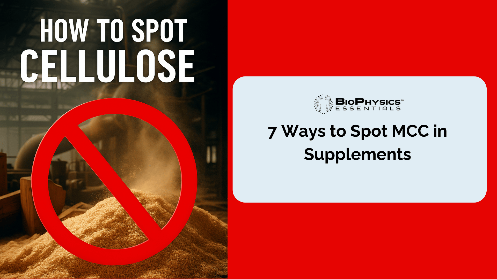 7 Ways to Spot MCC in Supplements: Why MicroBiome Restore is a Better Choice