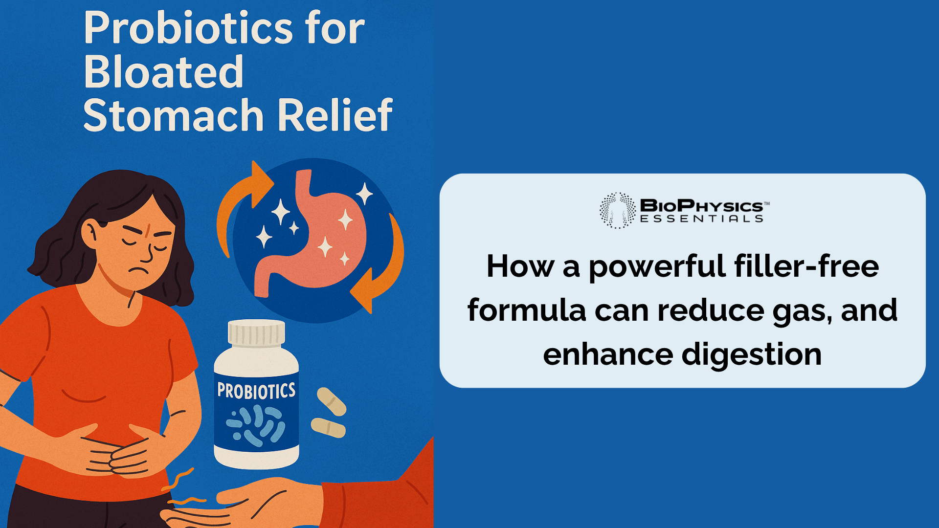 MicroBiome Restore: Filler-Free Probiotics for Bloated Stomach Relief