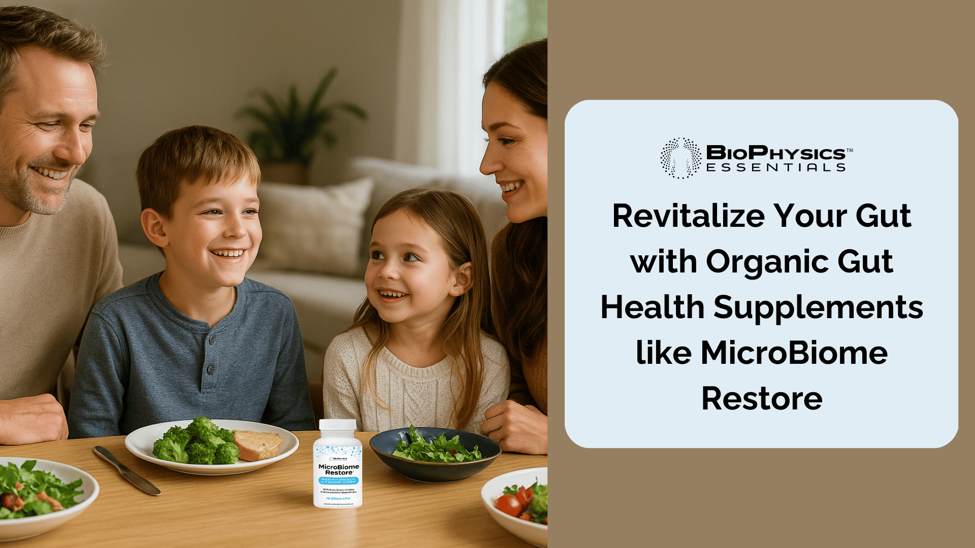 Revitalize Your Gut with Organic Gut Health Supplements like MicroBiome Restore